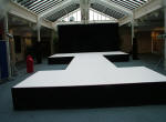 Basingstoke College Fashion Show in white carpet